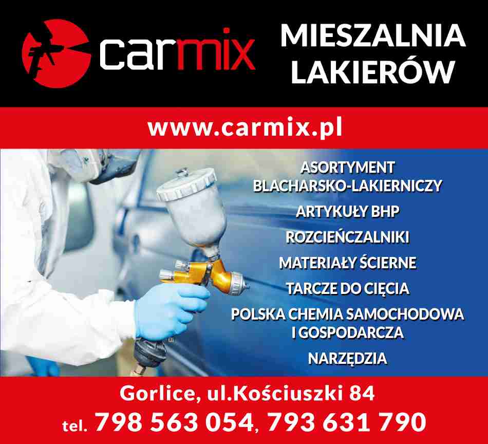 CARMIX S.C. - mieszalnia lakierów GORLICE lakiery samochodowe GORLICE